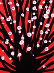 Sakura, 2014, acrylic / paper on canvas, 86×61 cm