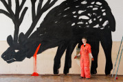 The End, wall painting seccion open for audience, August 2012, creative space ‘The Quarter’