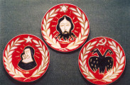 Russian Red, 2001, ceramics, marker