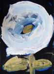 Rose Which Blossoms in the Nights, 2012, acrylic/paper, 86×61 cm