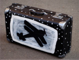 Ночное небо, 2010, чемодан, роспись алкидной эмалью