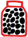 Jar with Pills, 2012, acrylic/canvas