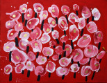 Розовый сад, 2015, акрил/холст, 110х85 см