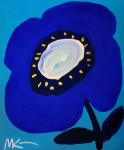 Blue Eye, 2016, 60×50 cm, acrylic/paper