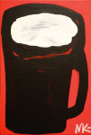 Mug, 2017, acrylic/canvas, 60×40 cm